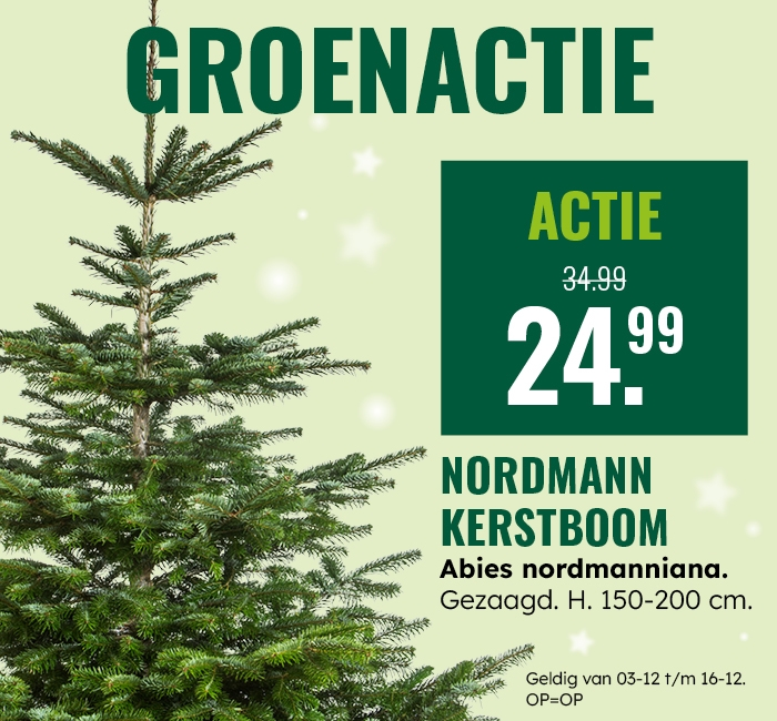 Groenactie: Nordmann spar
